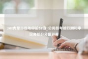 2018内蒙古省考申论分值_公务员考试行测和申论各部分分值计算