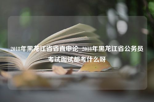 2018年黑龙江省省直申论_2018年黑龙江省公务员考试面试都考什么呀